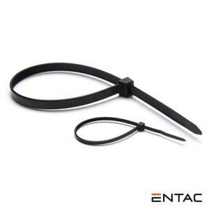 Conjunto 50 Abraçadeiras Nylon 3.6x200mm Preto ENTAC - (ECT-3.6-200-B)