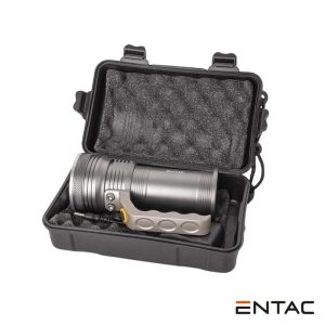 Lanterna Alumínio Led T6 5W C/ Alça 400lm IP65 ENTAC - (EFL-5W-T6-ALU)