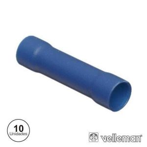 Terminal Redondo Isolado 1.5-2.5mm² 10X Azul VELLEMAN - (FBBC)