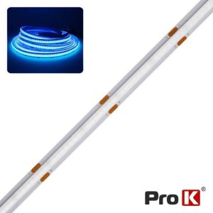 Fita COB 24V 12W/m Azul 10m IP44 PROK - (FL62BL/10)