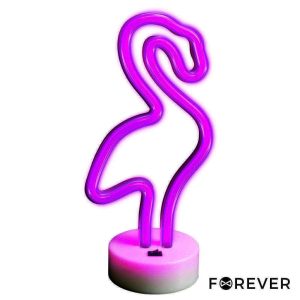 Luz LED Neon Em Forma de Flamingo C/ Base - (FSNE01)