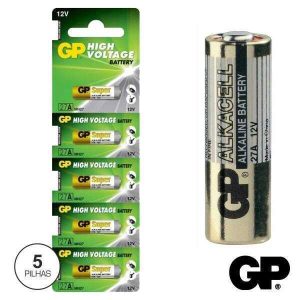 Pilha Alcalina A27/LR27A 12V 5x Blister Gp - (GP27A-BL5)