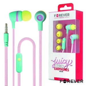 Auscultadores Stereo C/ Fios C/ Micro - (JSE-200PASTEL)