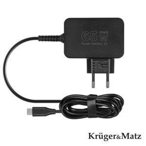 Alimentador Universal 65W PD USB-C c/ 7 Fichas KRUGERMATZ - (KM1450-65)