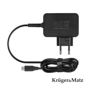 Alimentador Universal 90W PD USB-C c/7 Fichas KRUGERMATZ - (KM1450-90)