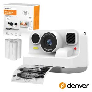 Câmara Digital C/Impressão Térmica Bluetooth DENVER - (KPC-1374BTW)