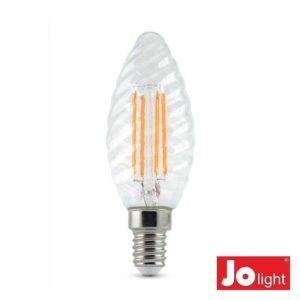 Lâmpada LED E14 Vela Filamento 4.5W 230V 2700K 470lm JOLIGHT - (LF138/2WW-T)
