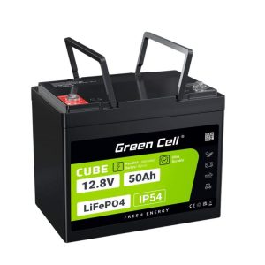 Bateria de Lítio LiFePO4 50A 12.8V GREEN CELL - (LFPGC12V50AH)