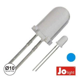 LED 10mm Alto Brilho Azul Jolight - (LL1010B)