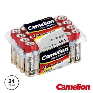 Pilha Alcalina LR03/AAA 1.5v 24x Blister CAMELION - (LR03-PB24)