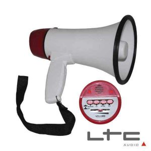 Megafone 20W Bat Recarregável Rec Mic Embutido Ltc - (MEGA20W)