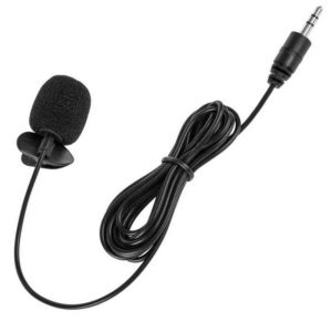 Microfone Lapela Condensador Preto - (MICLAPL2)