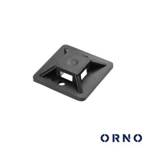 Fixador Adesivo P/ Braçadeiras 20x20 até 4.8mm 50x Preto - (OR-AE-13206/50)