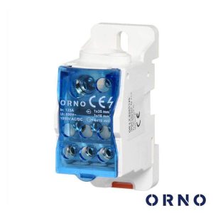 Bloco de Distribuição de Energia 125A ORNO - (OR-LZ-8207/125)