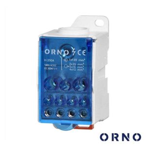Bloco de Distribuição de Energia 250A ORNO - (OR-LZ-8207/250)