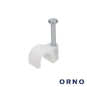 Abraçadeira De Parede C/ Prego P/ Cabo 6mm 100X ORNO - (OR-MP-6000/6/100)