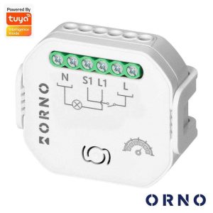 Módulo Relé 1 Canal Dimável 2300W 10A WiFi+BT Tuya ORNO - (OR-SH-17102)