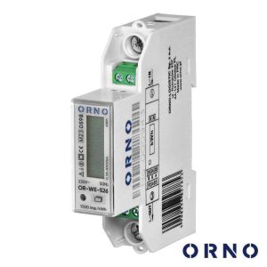 Contador de Energia Monofásico 230V/80A 1 Módulos Din ORNO - (OR-WE-526)