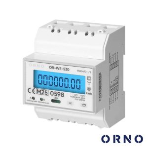 Contador de Energia Trifásico 230V/100A 4.3 Módulos Din ORNO - (OR-WE-530)