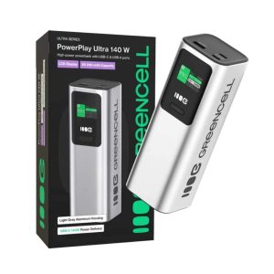 Powerbank 25200mAh QC USB-C 140W PD GREENCELL - (PBGC25UD)