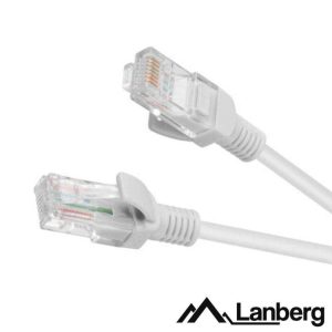 Cabo De Rede U/UTP CAT5E 0.25m Cinzento LANBERG - (PCU5-10CC-0025-S)