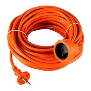 Cabo Extensão Tomada Elétrica 1x Schuko 50m Laranja - (PR-160)