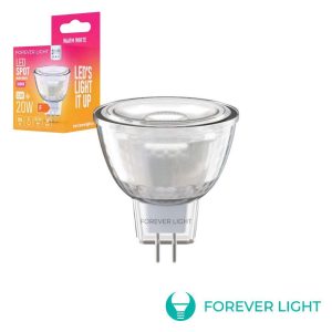 Lâmpada LED G4 MR11 2.2W 12V 3000K 195lm FOREVER - (RTV9000067)