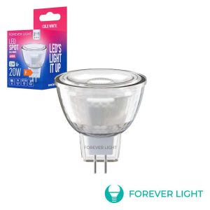 Lâmpada LED G4 MR11 2.2W 12V 6000K 195lm FOREVER - (RTV9000069)
