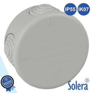 Caixa De Derivação Estanque C/ 4 Cones Ø70x40mm SOLERA - (SLR-665)