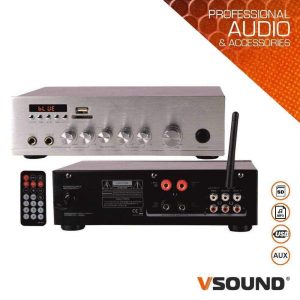 Amplificador 220V 2x30W MP3/USB/SD VSOUND - (VSPA60USE)