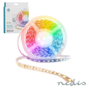 Kit Fita 450 LED 5050 RGBW 5m WiFi Nedis - (WIFILS52CRGBW)