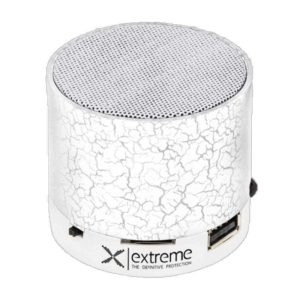 Coluna Bluetooth Portátil 3W SD/Bat/LED Branco - (XP101W)