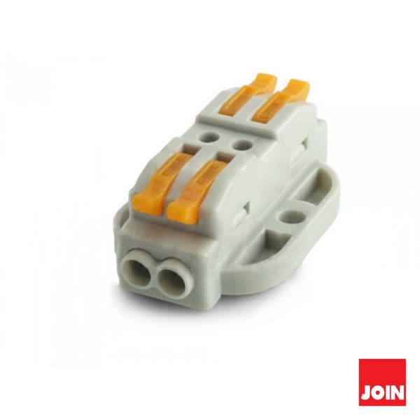 Ligador De Pressão 2 Condutores 0.08 - 4mm² JOIN - (542-22-1)