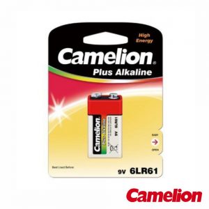 Pilha Plus Alcalina 9V/6LR61 700mA 1x Blister CAMELION - (6LF22-BP1G)