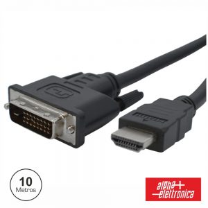 Cabo HDMI Macho / DVI-D Dual Link Macho 10m - (93-592/10A)