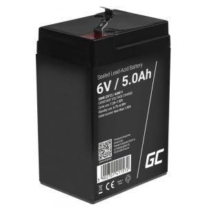 Bateria Chumbo Gel AGM 6V 5A GREEN CELL - (AGM11)