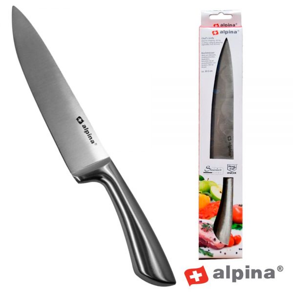 Faca Cozinha Inox 33.5cm Alpina - (ALP038)
