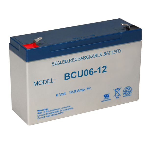 Bateria Chumbo 6V 12A - (BCU06-12)