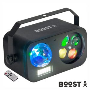 Projetor LED 3em1 Astro Gobo Strobe RGBW DMX IRC BOOST - (BOOST-COMBILED-20)