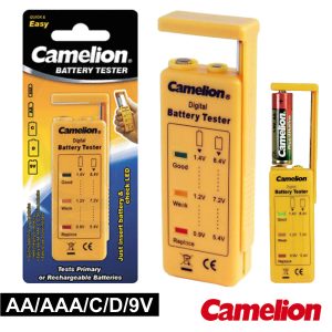 Testador De Baterias Universal AA/AAA/C/D/9V CAMELION - (BT-0503)
