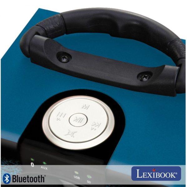 Coluna Bluetooth Portátil 2x3W USB/BT/Aux/Bat LED Avengers - (BT600AV)