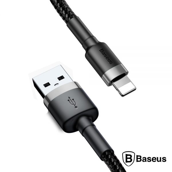 Cabo USB-A Macho P/ Lightning Macho 2m Cafule BASEUS - (CALKLF-CG1)