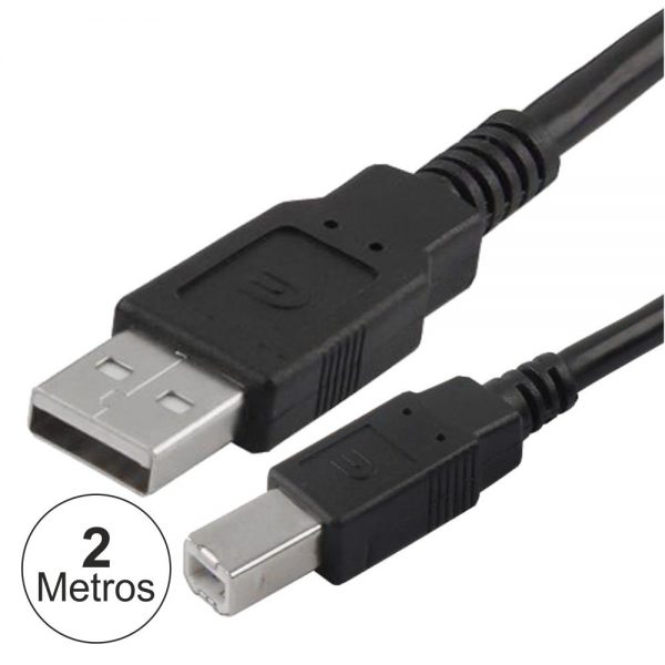 Cabo USB-A 2.0 Macho / USB-B Macho 2m - (CCGT60100BK20)