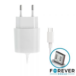 Alimentador Comutado Micro USB 2.1A Branco FOREVER - (CH-210WH)