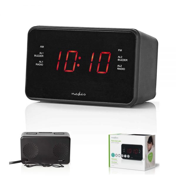 Relógio Despertador Digital 0.9" - (CLAR002BK)