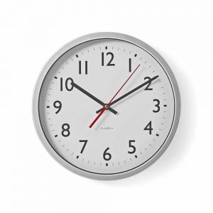 Relógio De Parede Redondo Branco Ø30cm - (CLWA110WT)
