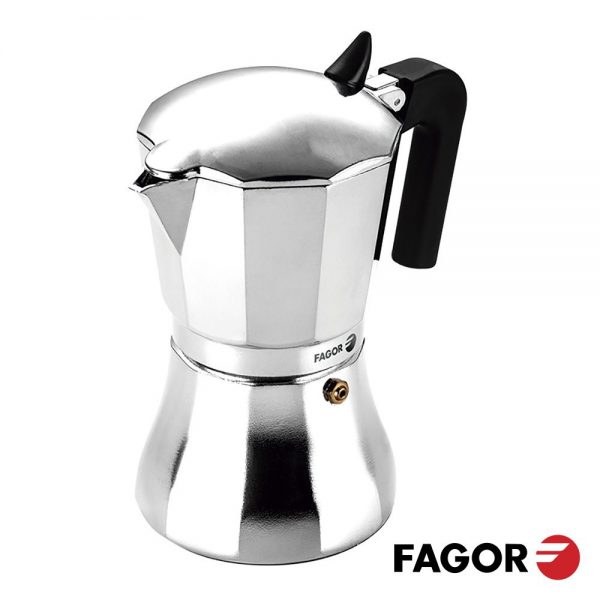 Cafeteira De Alumínio De Indução 6 Chávenas FAGOR - (CUPY-6T)