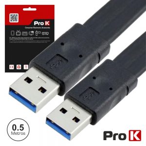 Cabo USB-A 3.0 Macho / Macho 0.5m PROK - (CUSB303/0.5FT)
