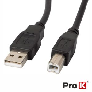 Cabo USB-A 2.0 Macho / USB-B Macho 0.50m PROK - (CUSB349/50)