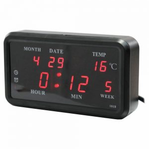 Relógio C/ Termómetro E Alarme - (DIGICLOCK02A)